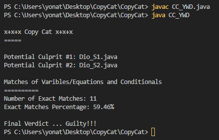 CopyCat Output